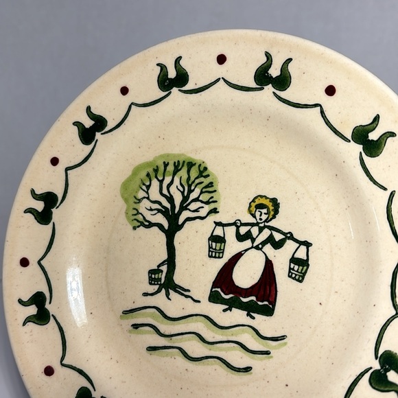 Metlox Poppytrail Bread & Butter Plates SO 3 Homestead Provincial USA 6 3/8” - Picture 9 of 10